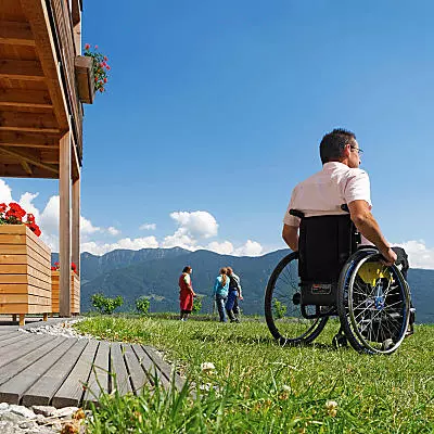 Vakantie op een rolstoeltoegankelijke boerderij in Zuid-Tirol