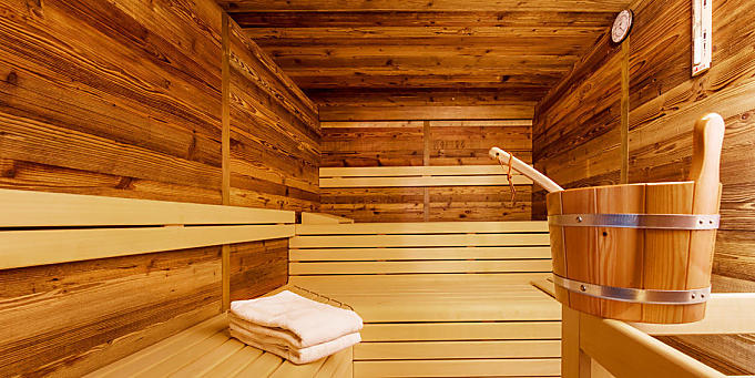 Sauna op de boerderij in Zuid-Tirol