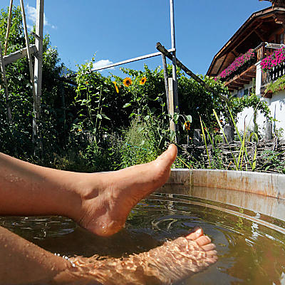 Vakantie op een Kneipp-boerderij in Zuid-Tirol