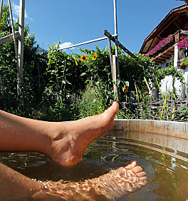 Vakantie op een Kneipp-boerderij in Zuid-Tirol