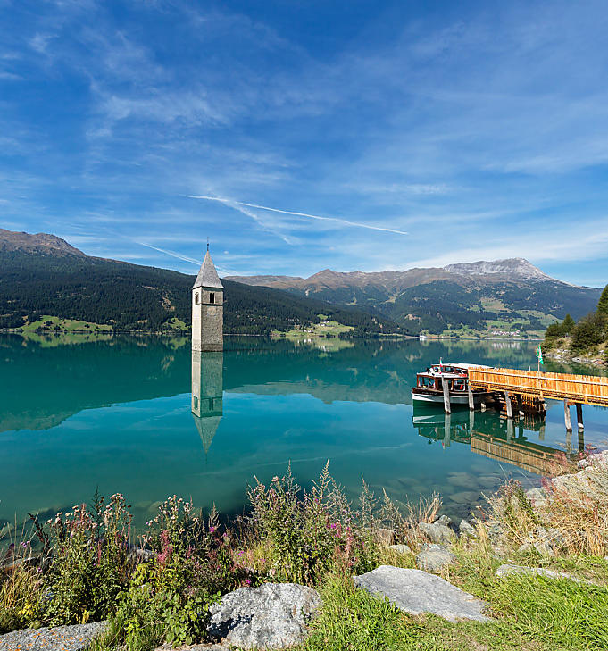 Reschensee: Stille getuige in het water