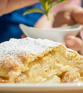 Zelfgemaakte apfelstrudel