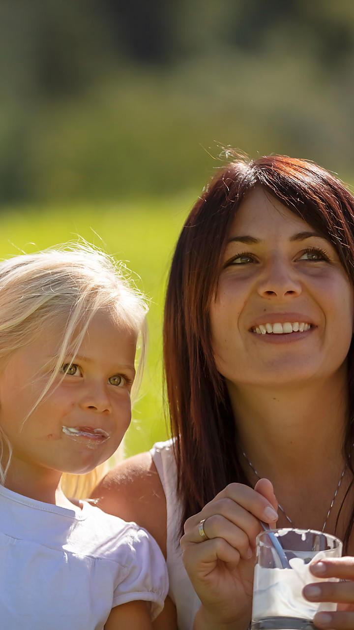 Plezierige familievakantieganger