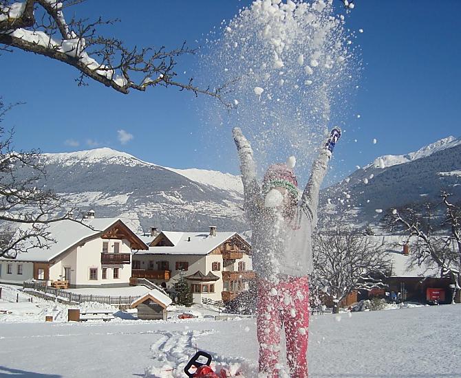 Winterplezier op de boerderij