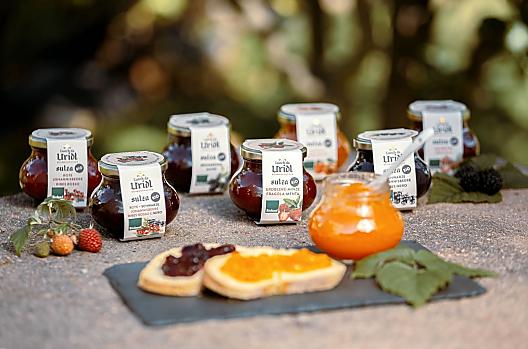 Verschillende fruitspreads