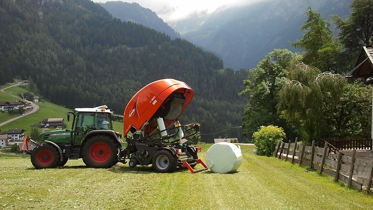 Werken op de weide
