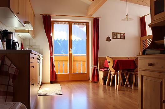 Woongedeelte van vakantiewoning Heidi