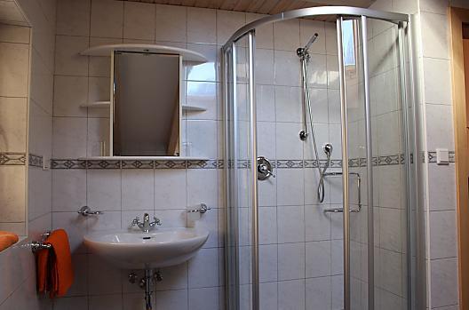 Badkamer van vakantiewoning Heidi