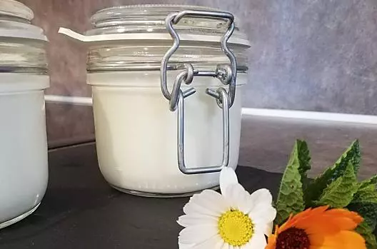 Zelfgemaakte yoghurt 