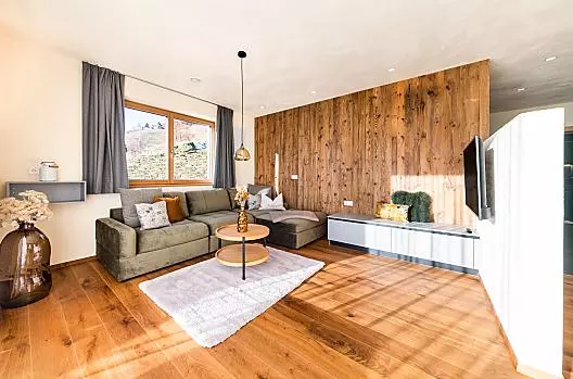 Gezellige hoekbank in woning Gipfelglück