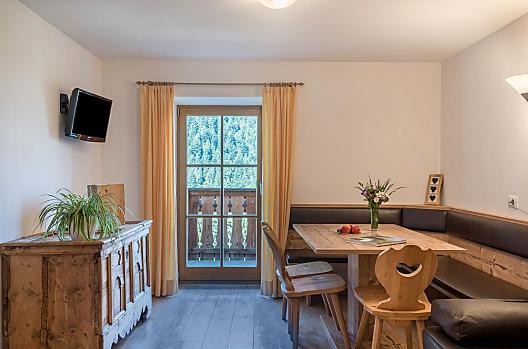 Keuken en woonruimte van de vakantiewoning Sonnenblume