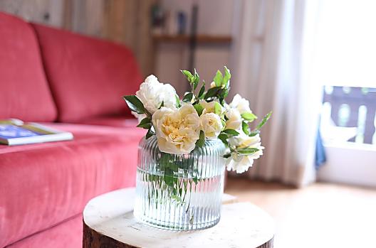 Verse bloemen als welkomstgroet