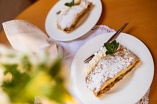 Zelfgemaakte apfelstrudel van Annelore