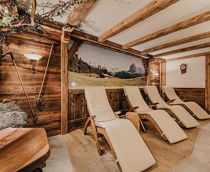 Rustruimte in het wellnessgedeelte