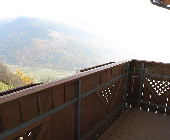 Der Balkon ist nach Osten gerichtet