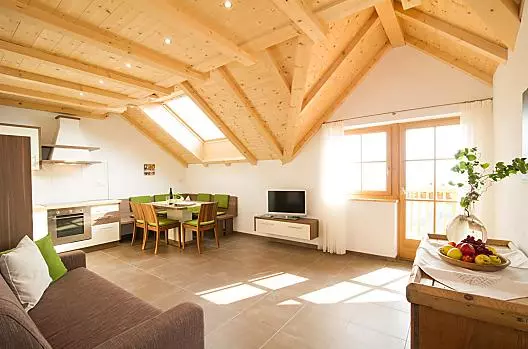 Ruim woongedeelte van vakantiewoning Schlern