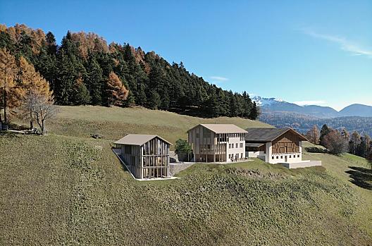 Dit is een 3D-weergave van onze boerderij. Gedetailleerde foto's van het hele ensemble volgen zodra de bouw voltooid is (herfst 2023).