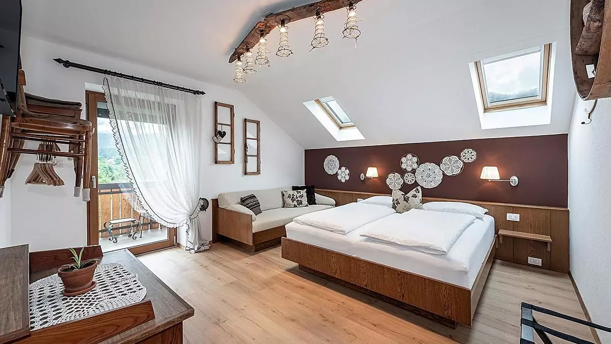 Slaapkamer van vakantiewoning Gelb