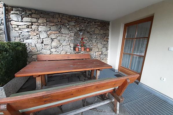 Überdachte Terrasse