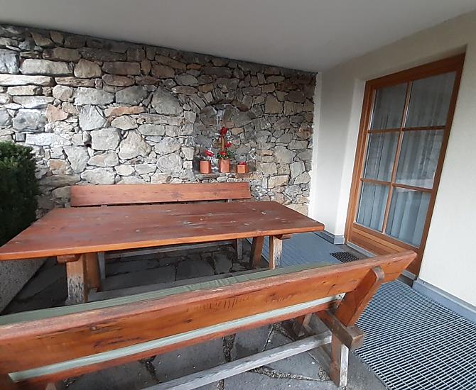 Überdachte Terrasse