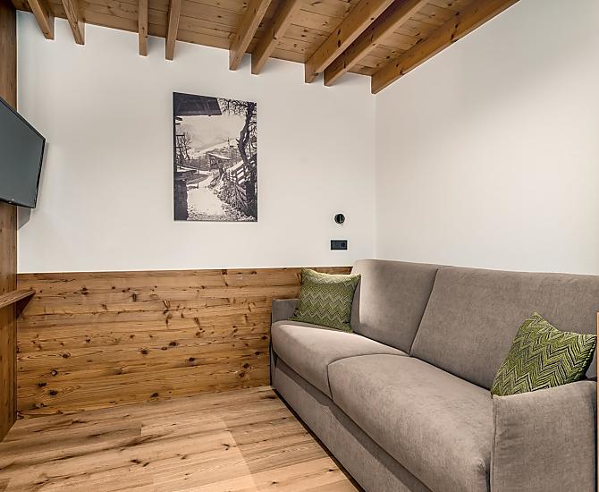 Couch mit Doppelbettfunktion