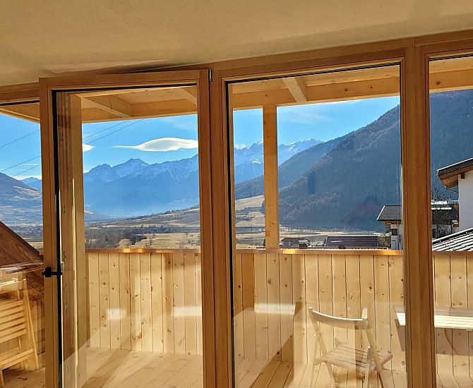 Balkon mit Panoramablick