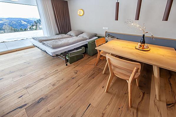 Schlafcouch im Wohnzimmer 