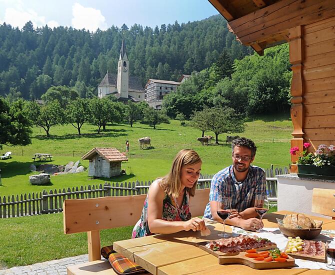 Terrasse mit Garten