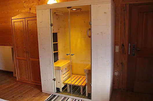 Sauna in de vakantiewoning Alpenstern
