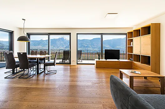 Woonruimte van vakantieappartement Mutspitze