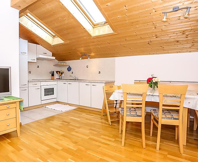 Keuken van vakantiewoning Kassian