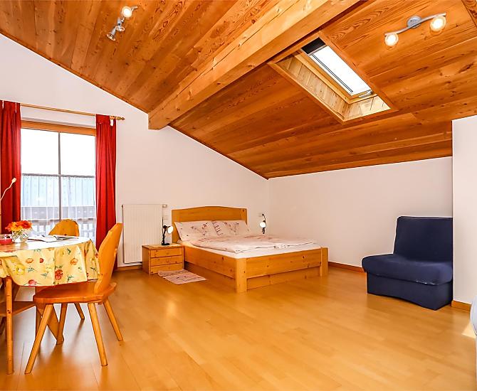 Woon- en slaapruimte van vakantiewoning Lorenzi