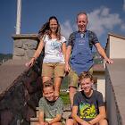 Hannes, Margit, Tim en Simon
