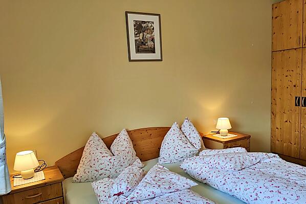Schlafzimmer 2 im Appartement Akelei.