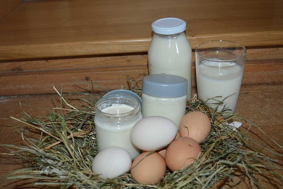 Melk, yoghurt en eieren